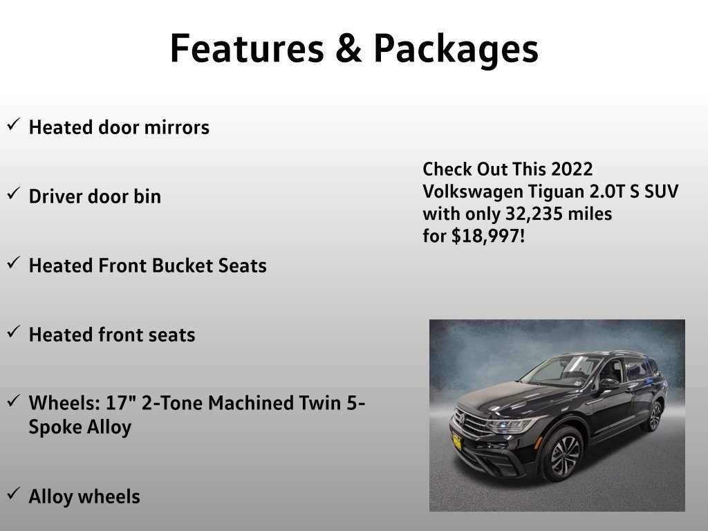 Used 2022 Volkswagen Tiguan S AWD/4WD image 17