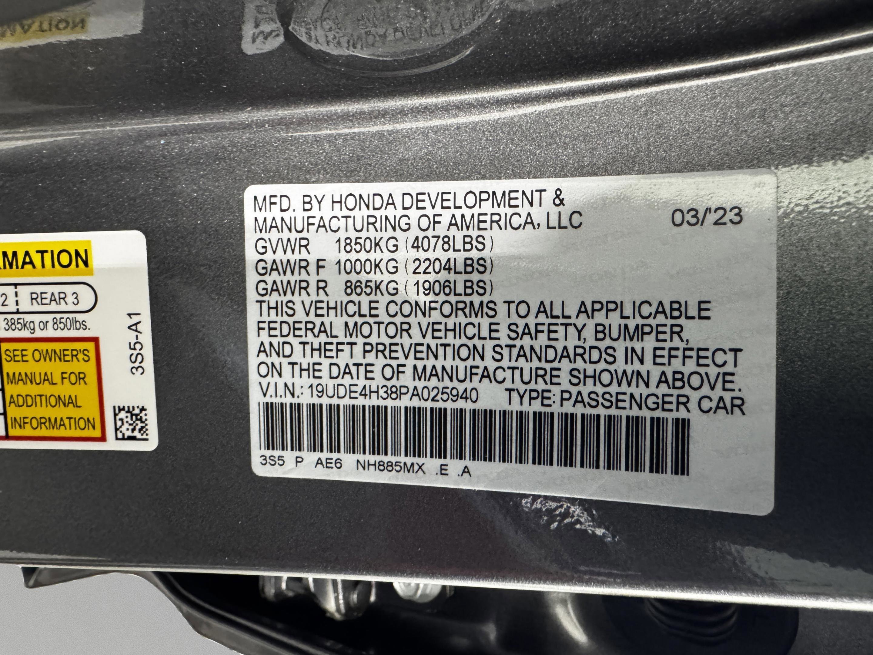 Certified 2023 Acura Integra A-Spec FWD image 40