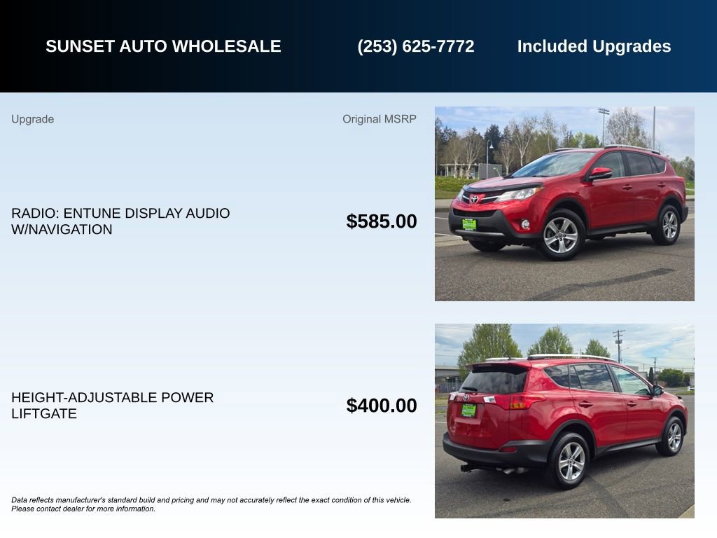 Used 2015 Toyota RAV4 XLE AWD/4WD image 22