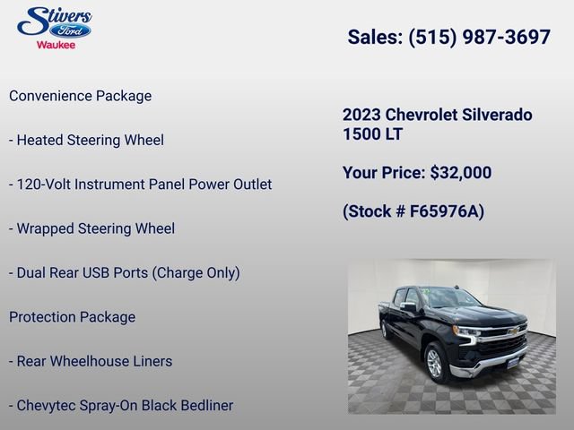 Used 2023 Chevrolet Silverado 1500 LT w/ Protection Package AWD/4WD image 40