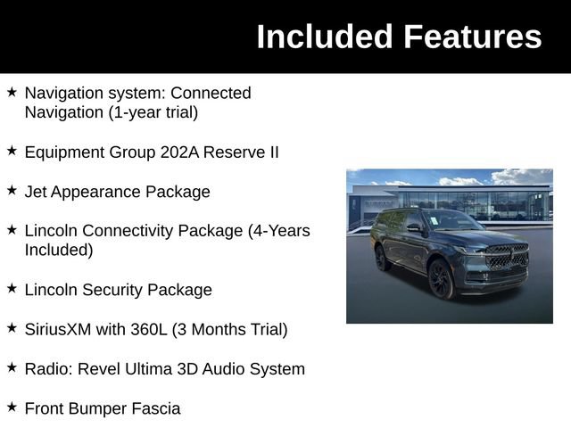 New 2026 Lincoln Navigator L Reserve w/ Jet Appearance Package AWD/4WD image 6