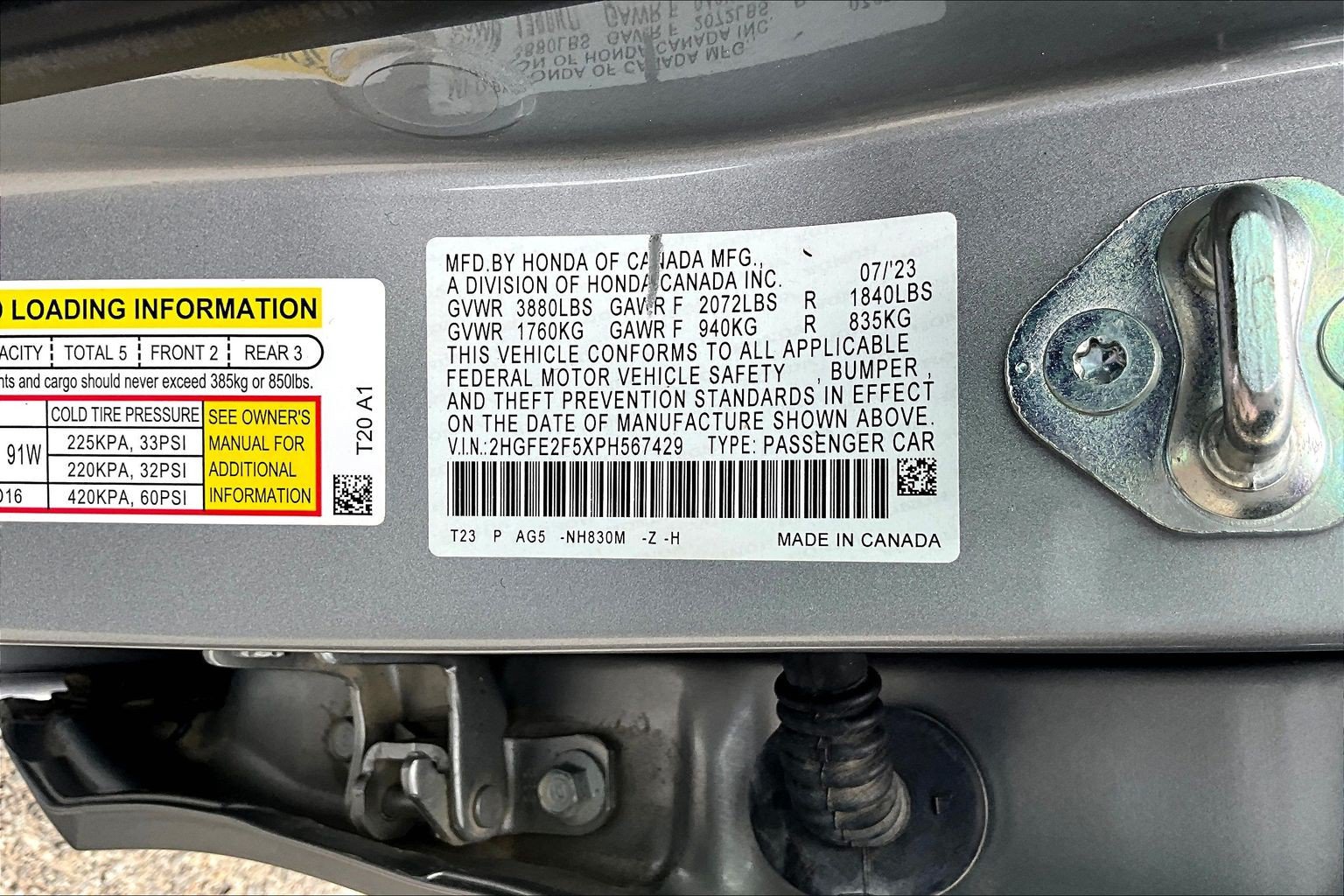 Used 2023 Honda Civic Sport image 33