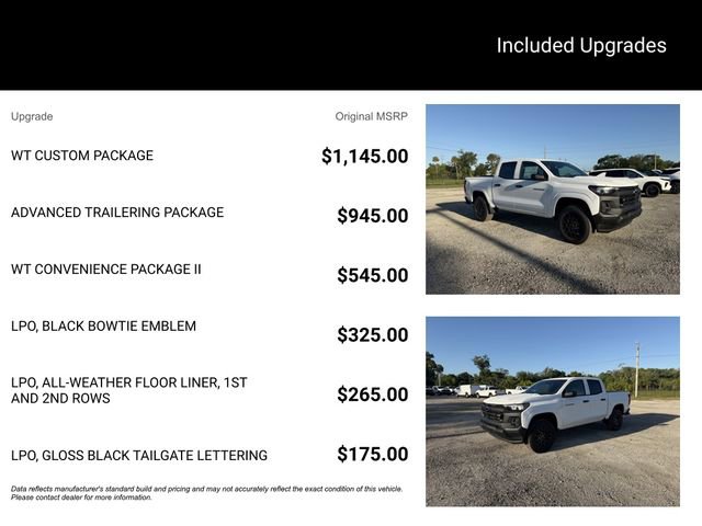New 2026 Chevrolet Colorado W/T w/ WT Custom Package RWD image 14