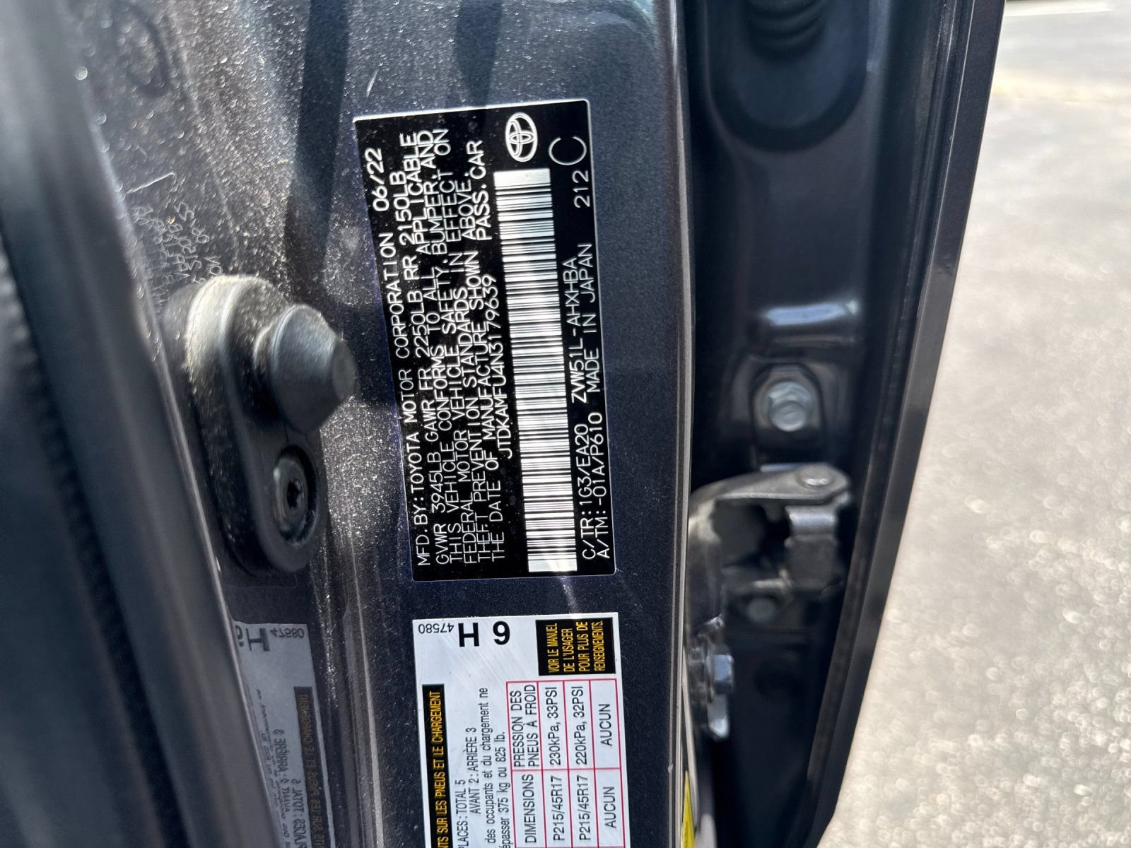 Used 2022 Toyota Prius XLE FWD image 30