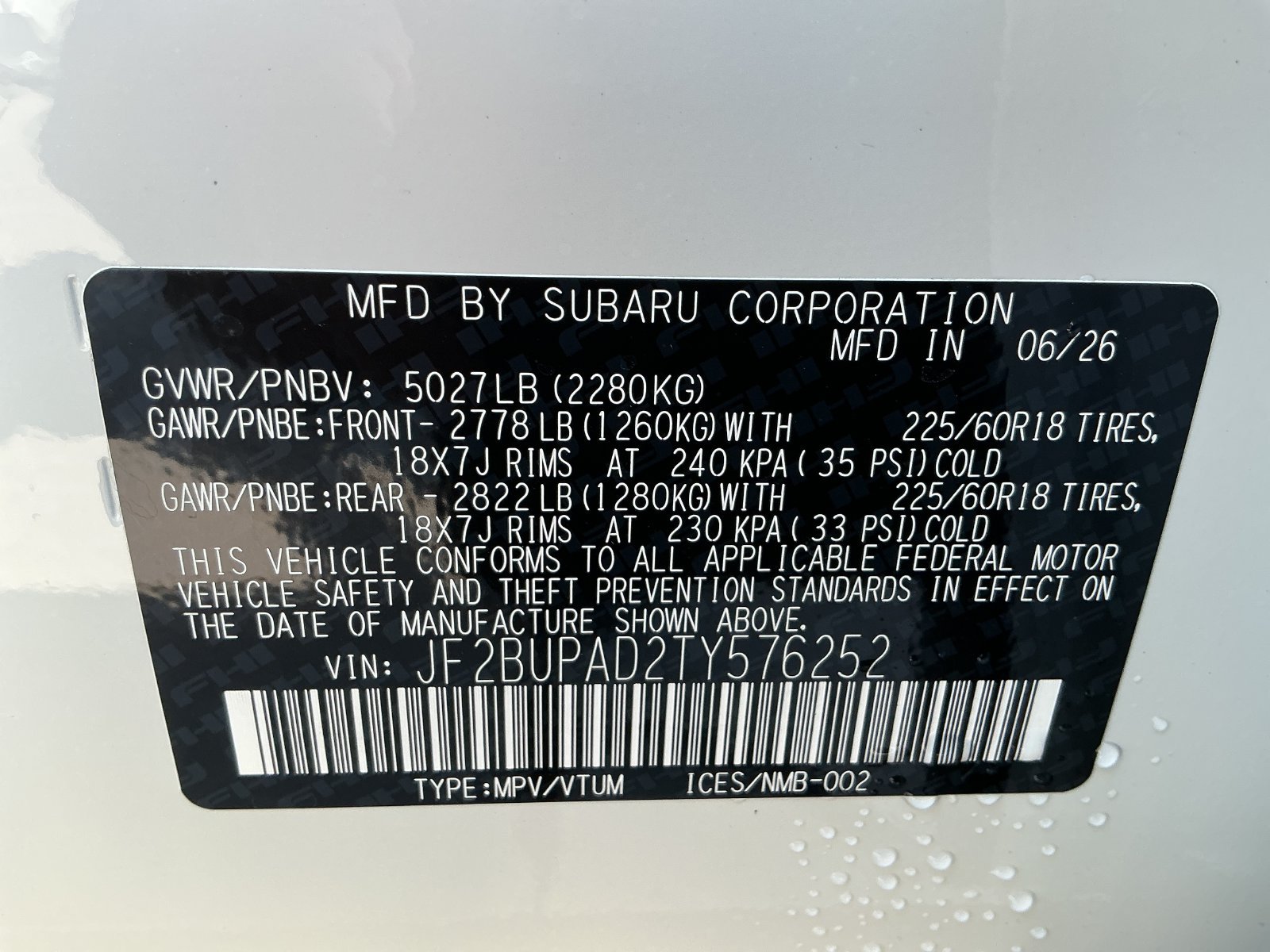 New 2026 Subaru Outback Premium AWD/4WD image 27