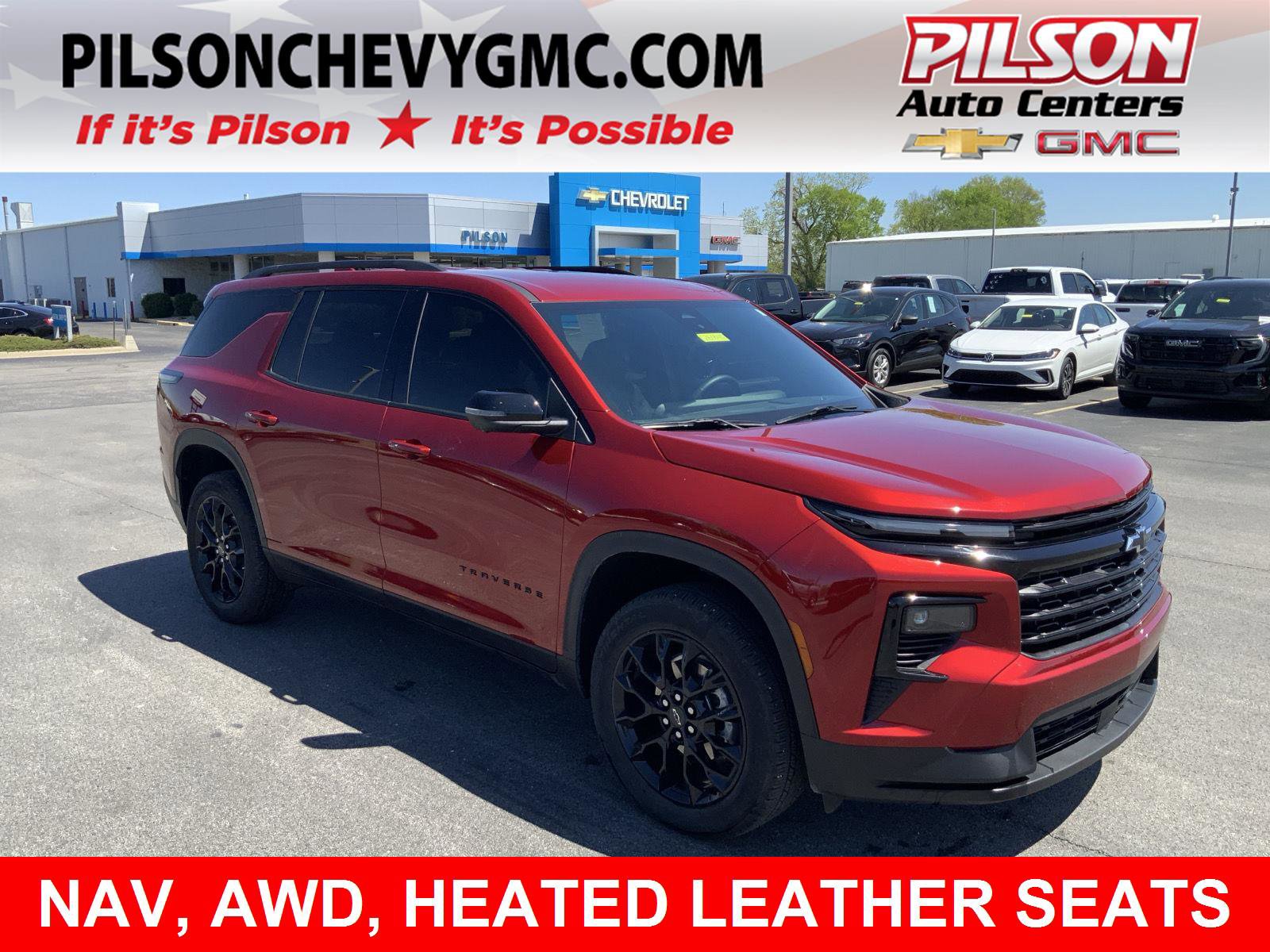 Used 2025 Chevrolet Traverse LT w/ Midnight/Sport Edition AWD/4WD image 1