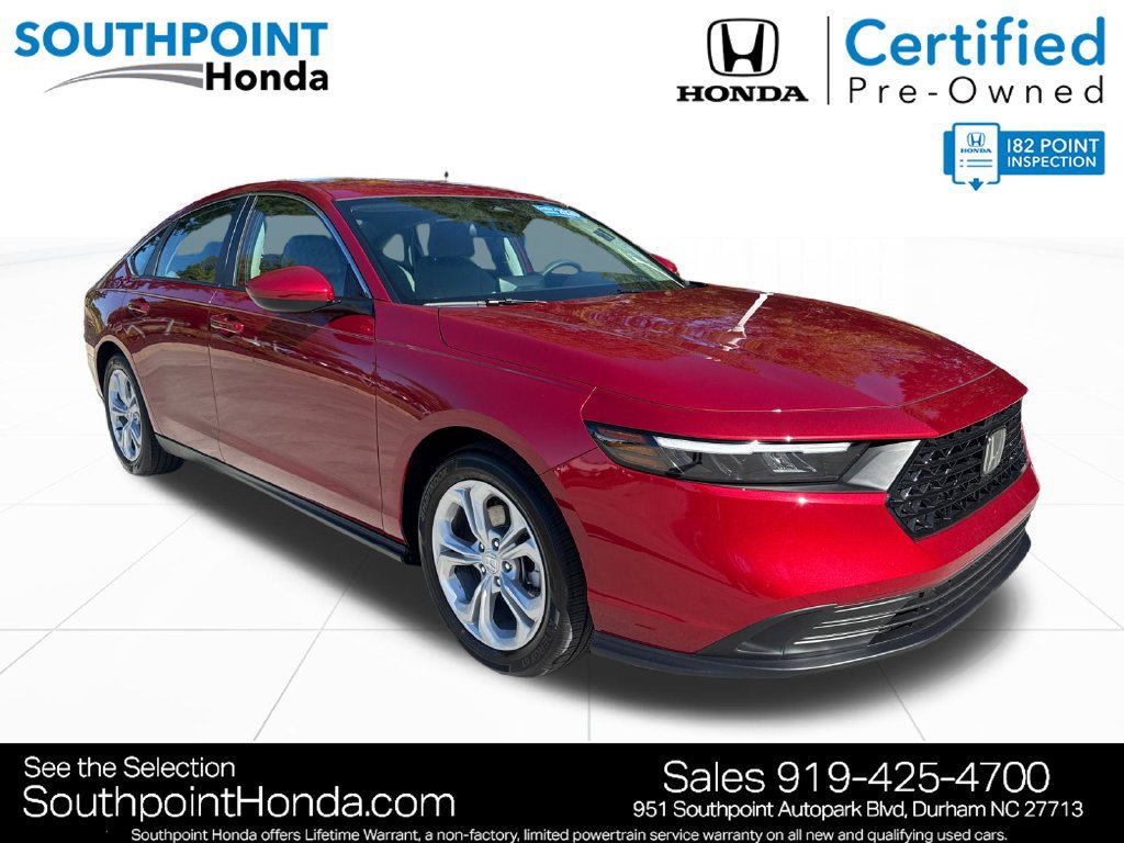 Certified 2026 Honda Accord LX