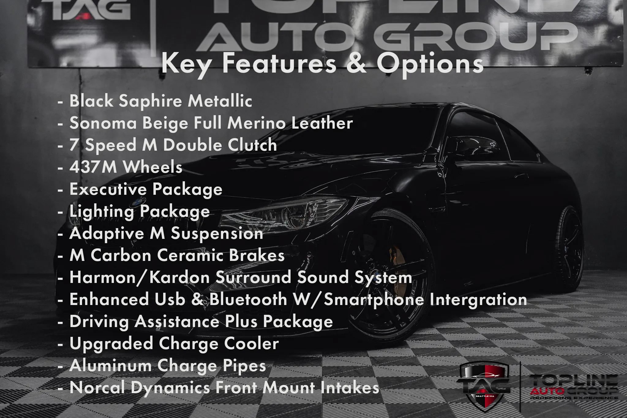 Used 2015 BMW M4 Coupe w/ Executive Package RWD image 2