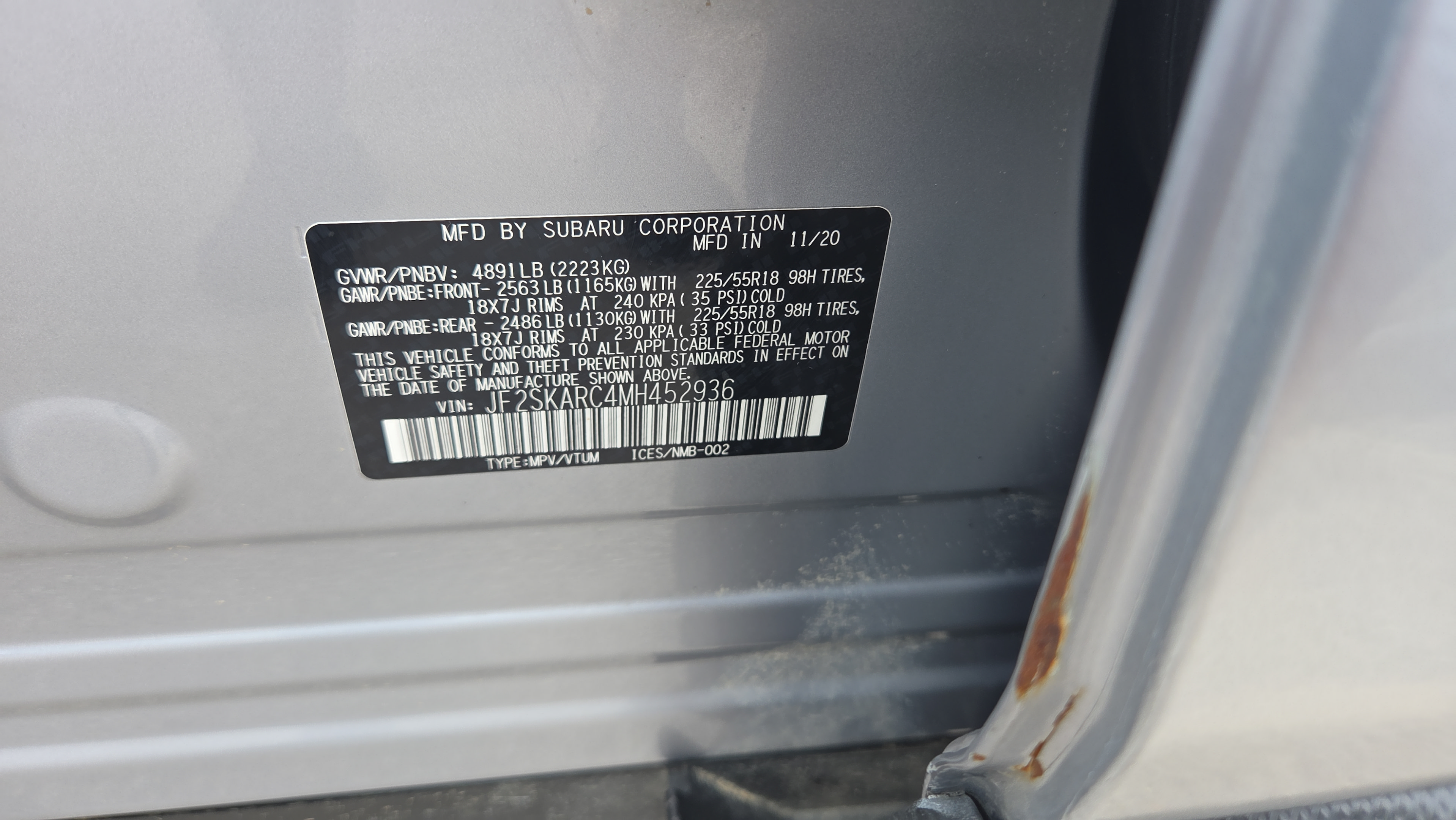 Used 2021 Subaru Forester Sport w/ Popular Package #2 AWD/4WD image 9