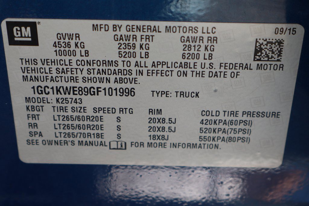 Used 2016 Chevrolet Silverado 2500 LTZ w/ Duramax Plus Package image 58