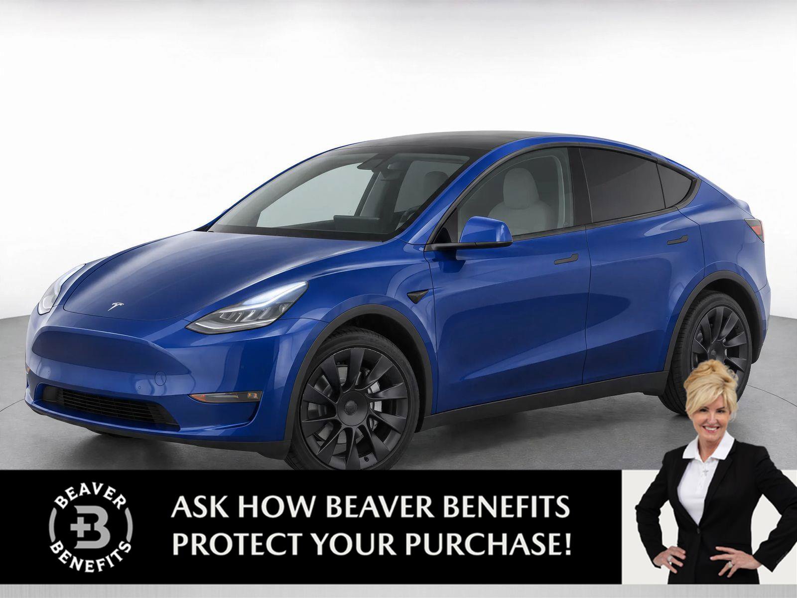 Used 2021 Tesla Model Y Long Range AWD/4WD image 1
