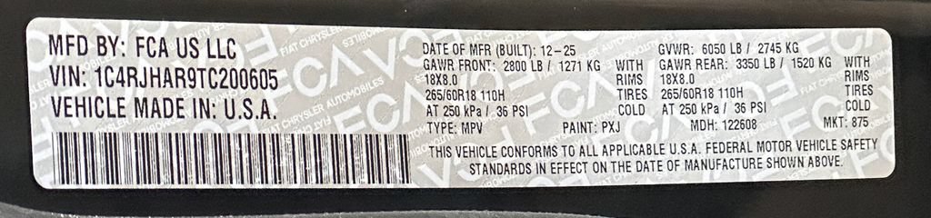 New 2026 Jeep Grand Cherokee Altitude AWD/4WD image 46