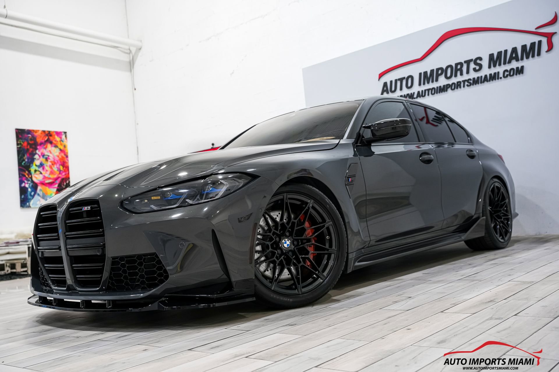 Used 2021 BMW M3 w/ Parking Assistance Package RWD image 3