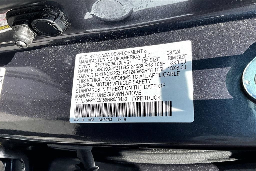 Certified 2024 Honda Ridgeline RTL image 14