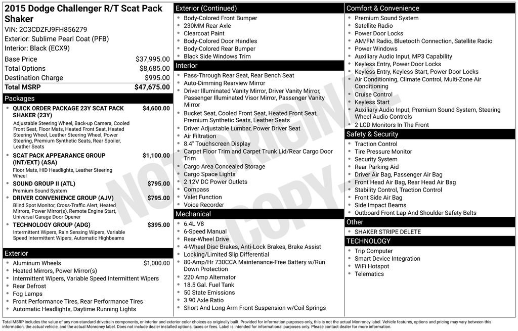 Used 2015 Dodge Challenger R/T Scat Pack image 13