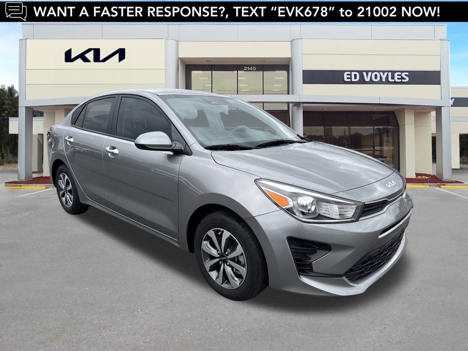 Certified 2023 Kia Rio S w/ Technology Package image 1