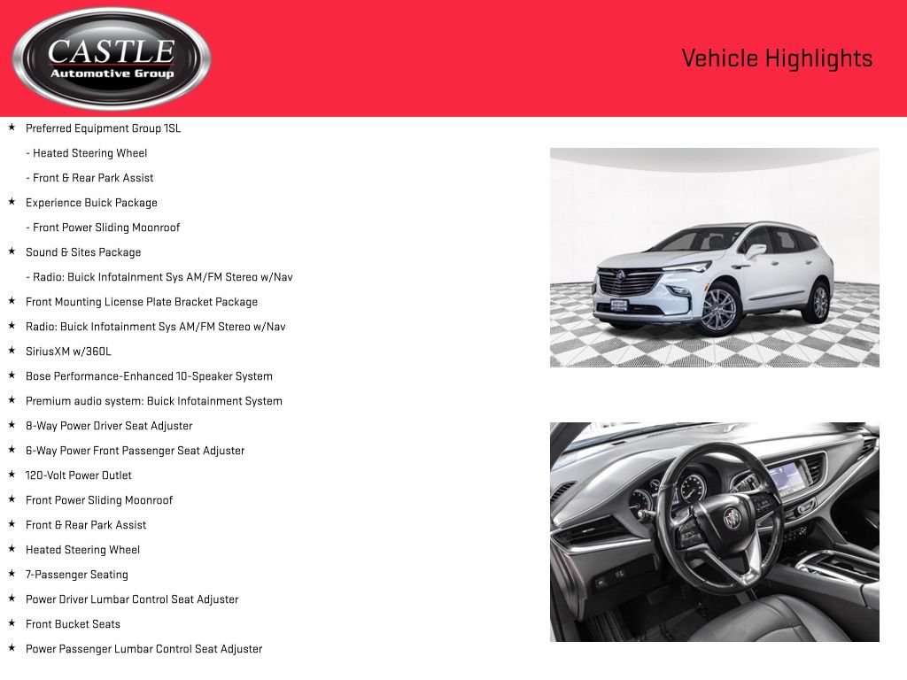 Used 2023 Buick Enclave Essence w/ Experience Buick Package AWD/4WD image 3