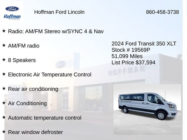 Certified 2024 Ford Transit 350 XLT image 6