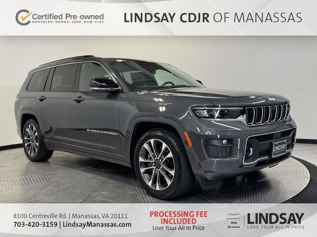 Used 2025 Jeep Grand Cherokee L Overland w/ Advanced Protech Group III AWD/4WD image 1
