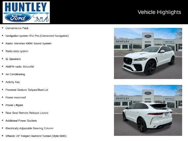 Used 2023 Jaguar F-PACE SVR AWD/4WD image 2