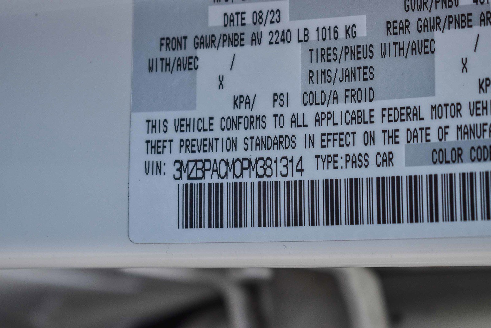 Used 2023 MAZDA MAZDA3 s image 28