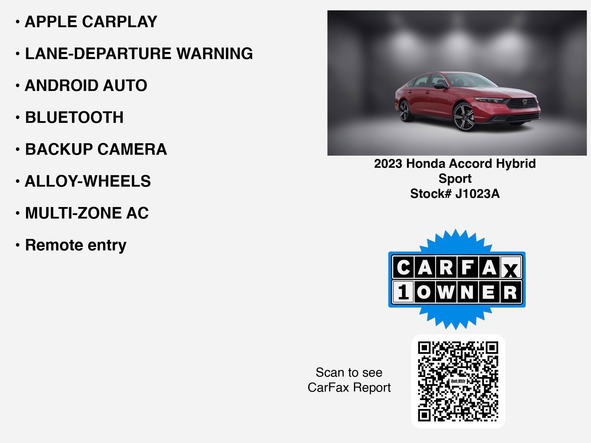Used 2023 Honda Accord Sport image 7