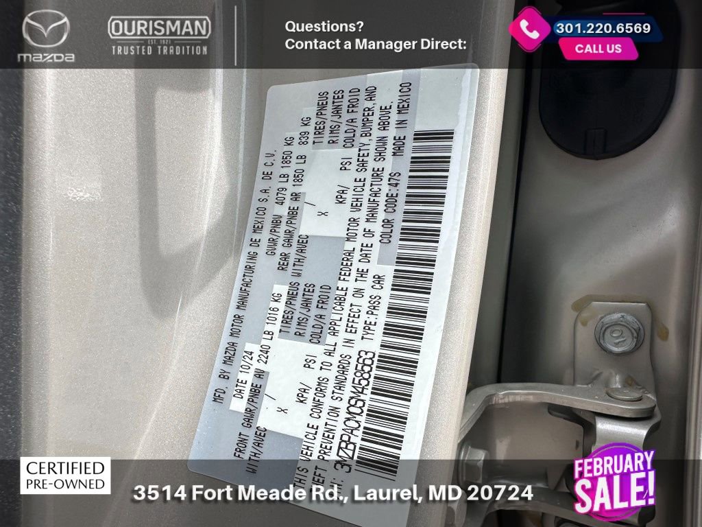 Certified 2025 MAZDA MAZDA3 s image 32