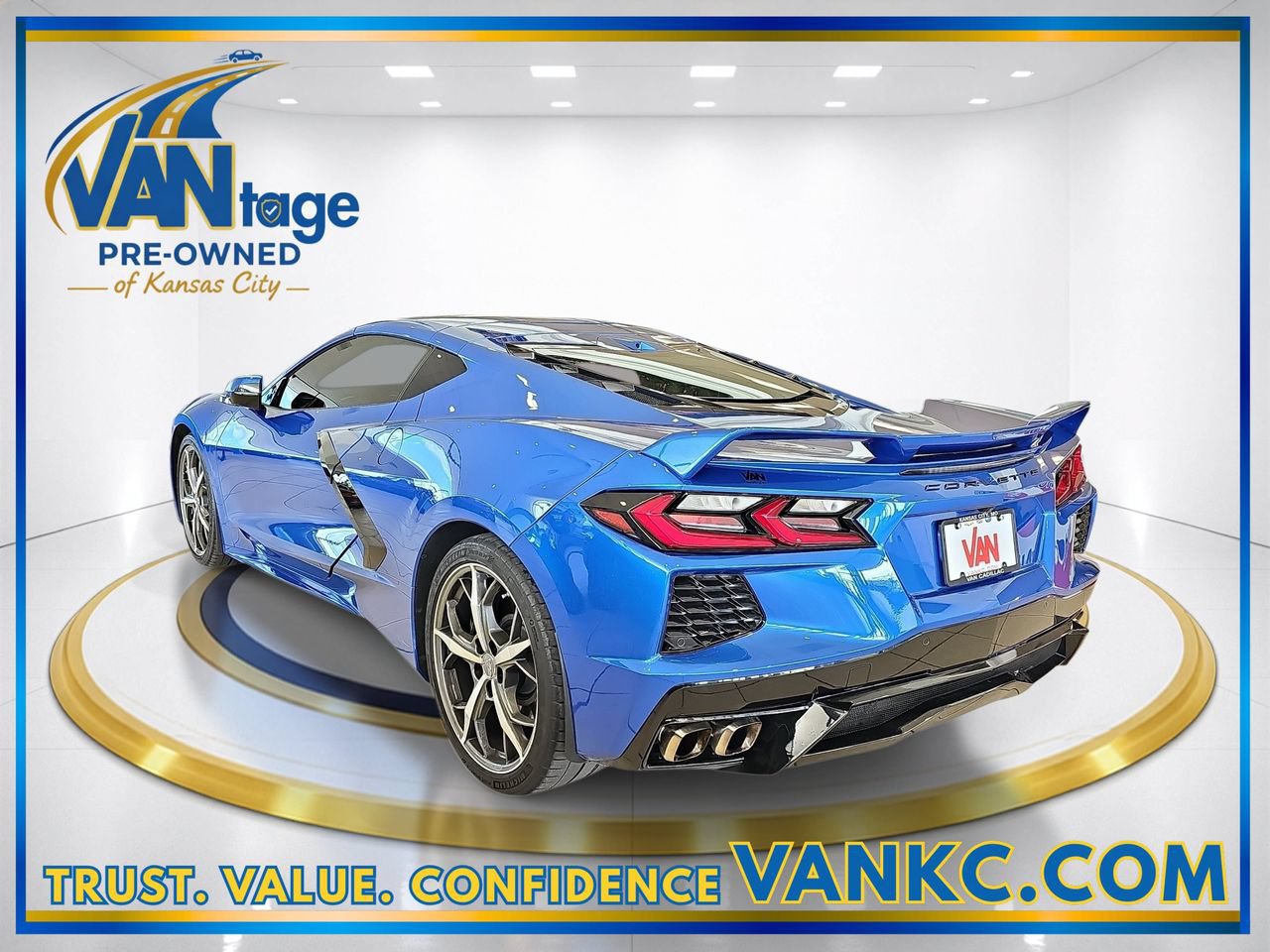 Certified 2021 Chevrolet Corvette Stingray Preferred Cpe w/ Z51 Performance Package RWD image 9