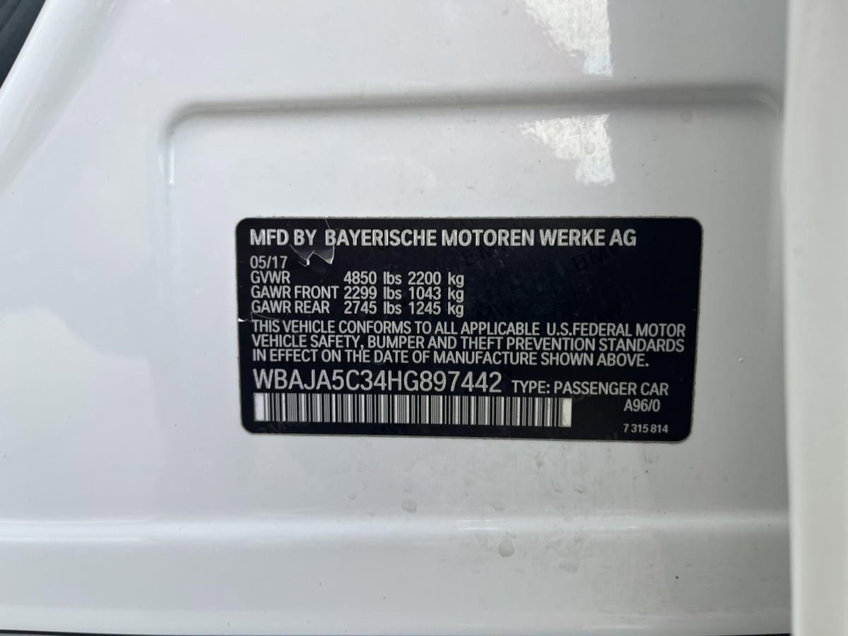 Used 2017 BMW 530i RWD image 13