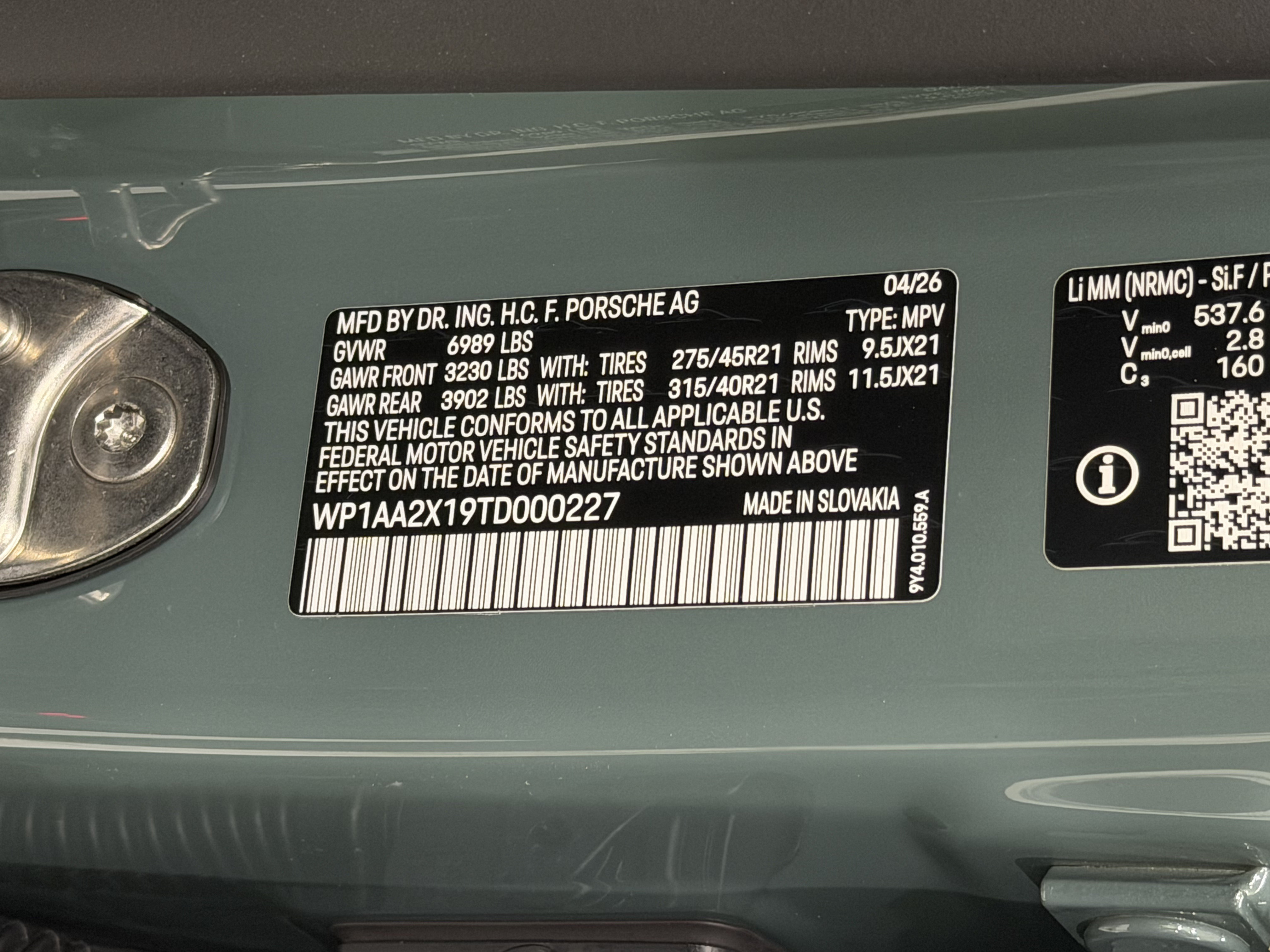 New 2026 Porsche Cayenne Electric AWD/4WD image 65