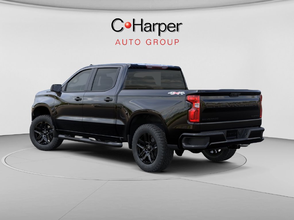 New 2026 Chevrolet Silverado 1500 Custom w/ LPO, Dark Essentials Package AWD/4WD image 3