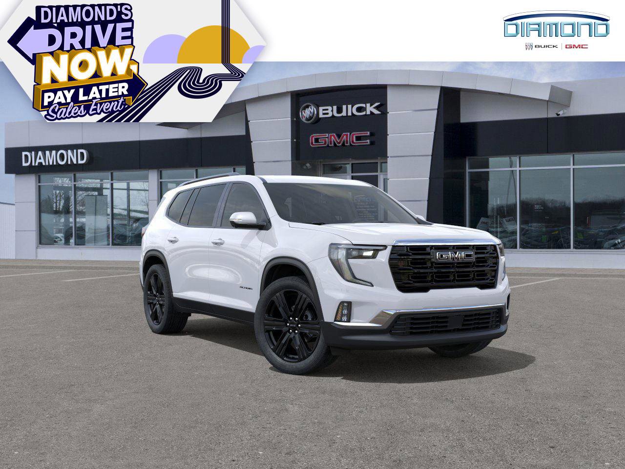 New 2026 GMC Acadia Elevation w/ Black Edition