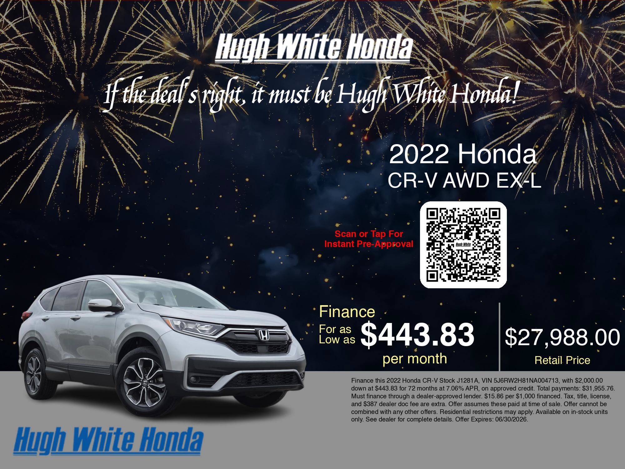 Used 2022 Honda CR-V EX-L image 3
