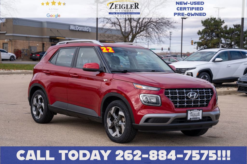 Certified 2022 Hyundai Venue SEL