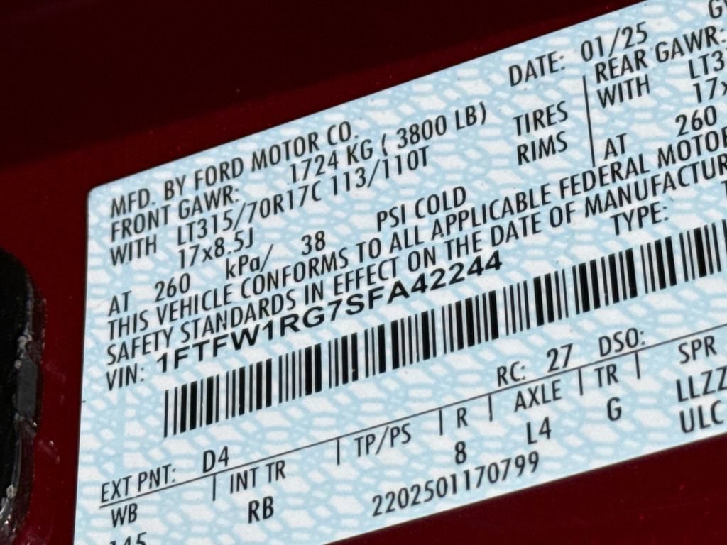 Certified 2025 Ford F150 Raptor image 33