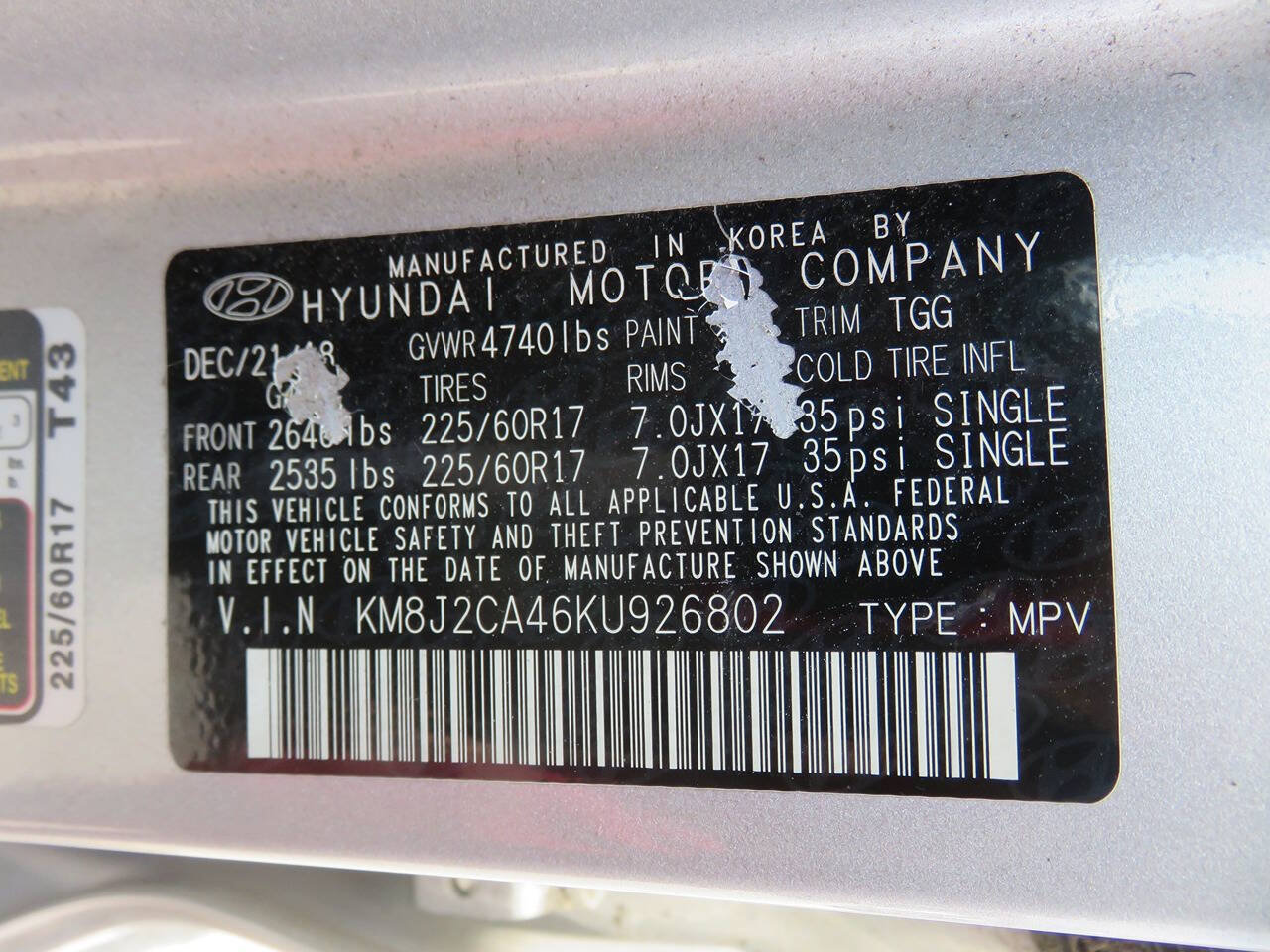 Used 2019 Hyundai Tucson SE AWD/4WD image 38