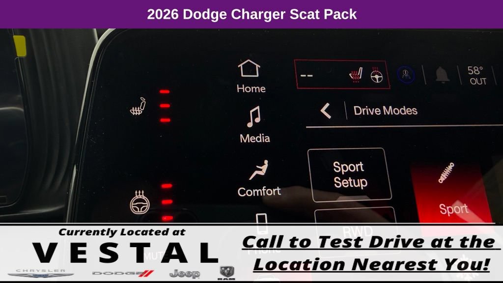 New 2026 Dodge Charger Scat Pack w/ Blacktop Package AWD/4WD image 46