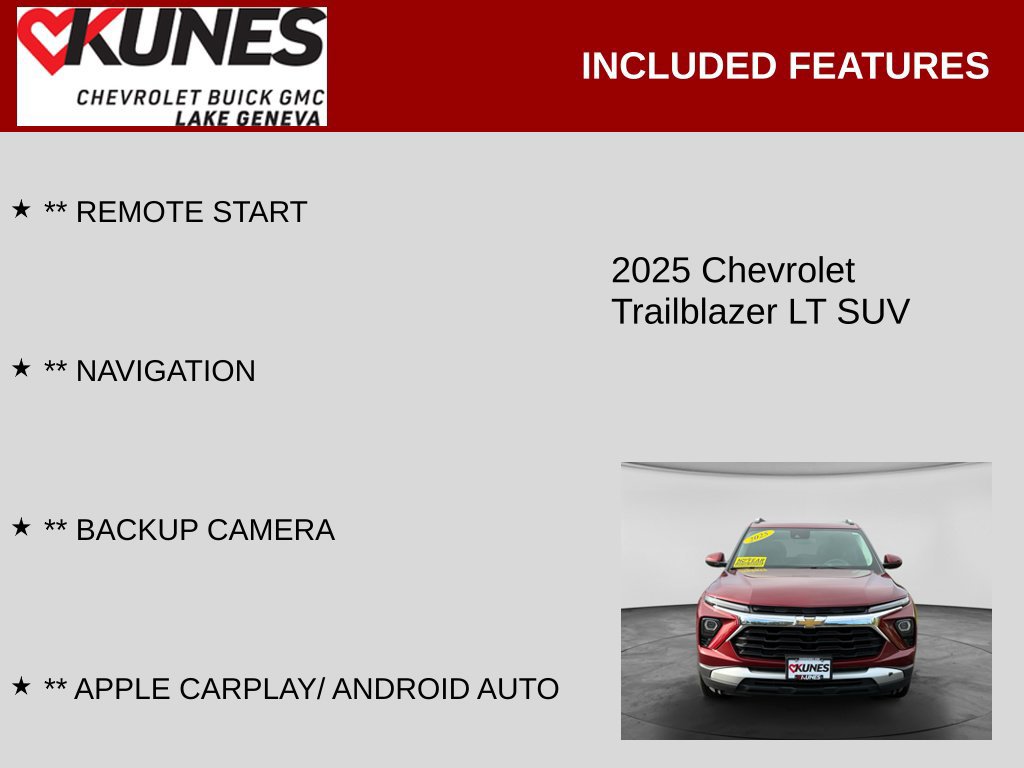 Used 2025 Chevrolet TrailBlazer LT AWD/4WD image 2