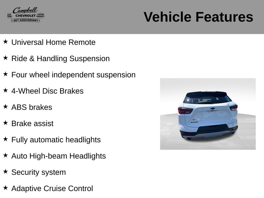 Used 2024 Chevrolet Blazer LT w/ Convenience Package FWD image 16