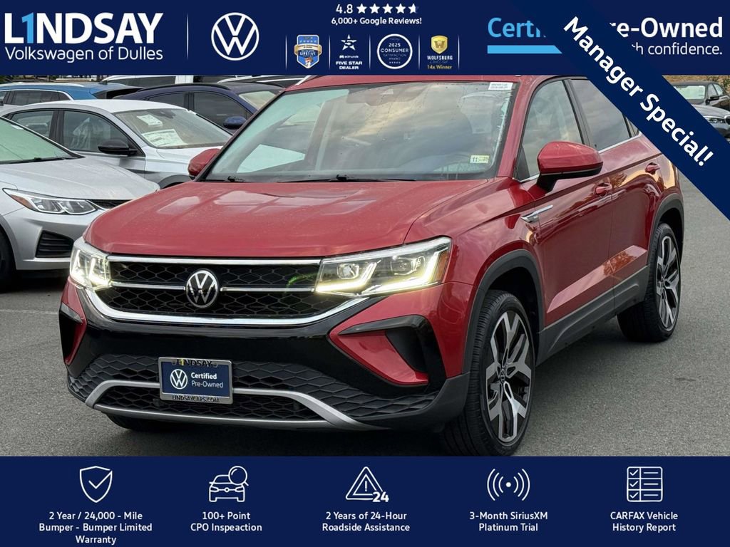 Certified 2022 Volkswagen Taos SEL w/ Panoramic Sunroof Package image 4