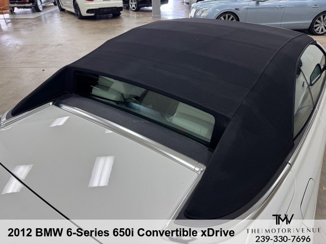 Used 2012 BMW 650i xDrive Convertible AWD/4WD image 5