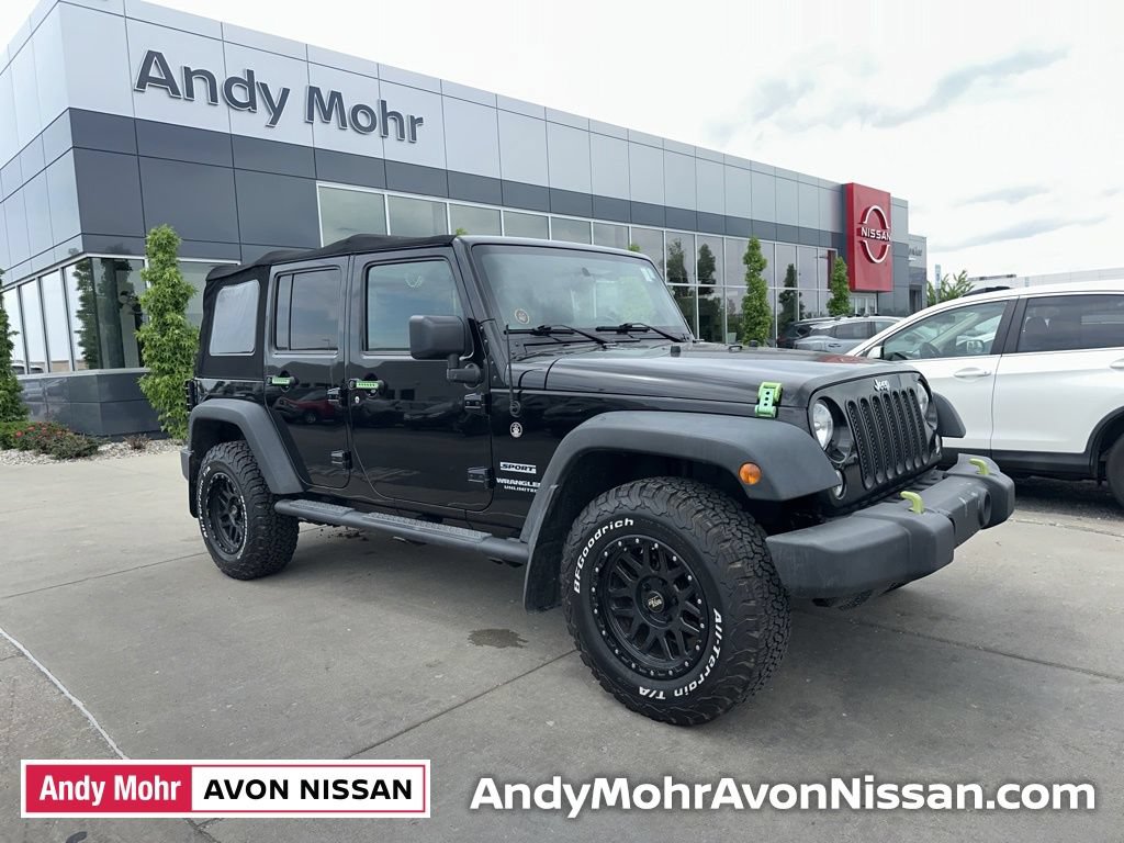 Used 2015 Jeep Wrangler Unlimited Sport w/ Mopar Black Appearance Group