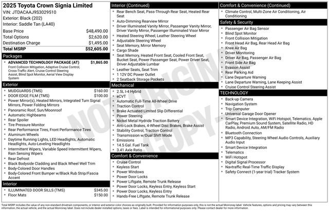 Certified 2025 Toyota Crown Signia w/ Advanced Technology Package AWD/4WD image 31