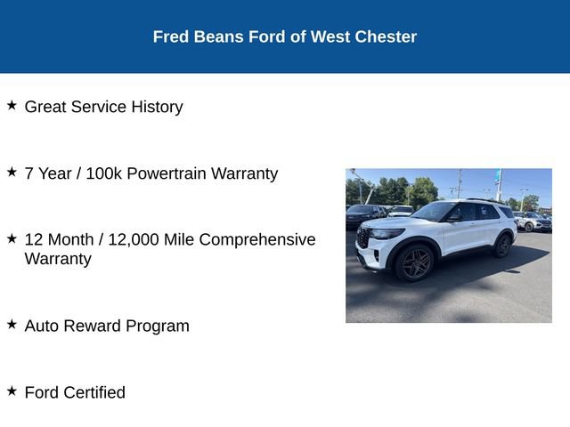 Certified 2025 Ford Explorer ST AWD/4WD image 6