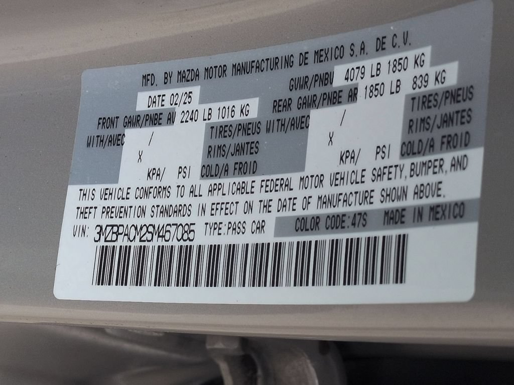 Used 2025 MAZDA MAZDA3 s FWD image 35
