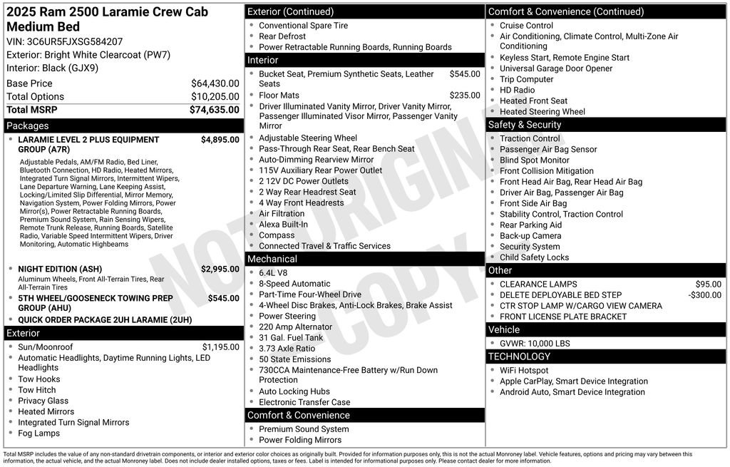 New 2025 RAM 2500 Laramie image 2