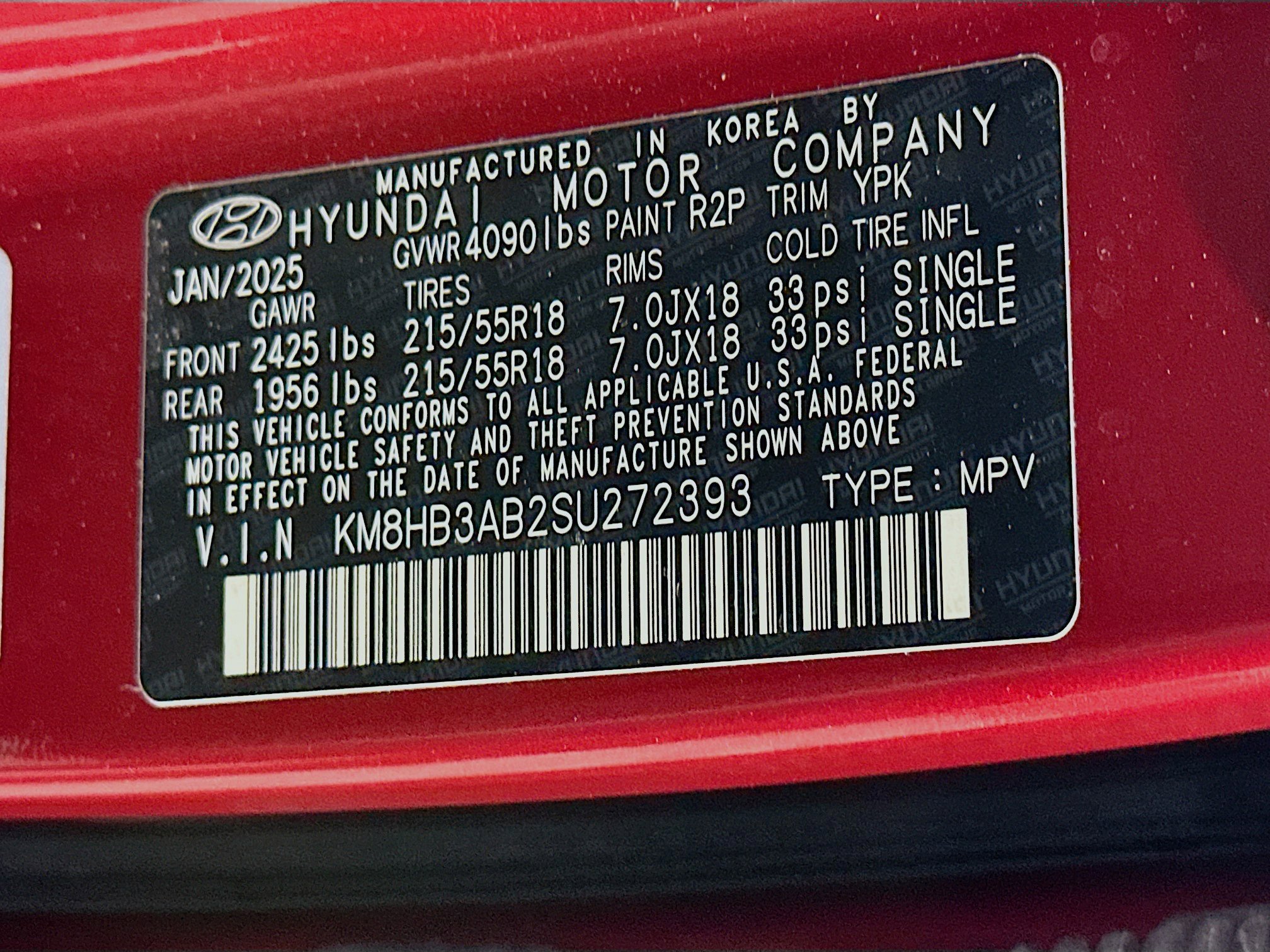 Used 2025 Hyundai Kona SEL FWD image 12
