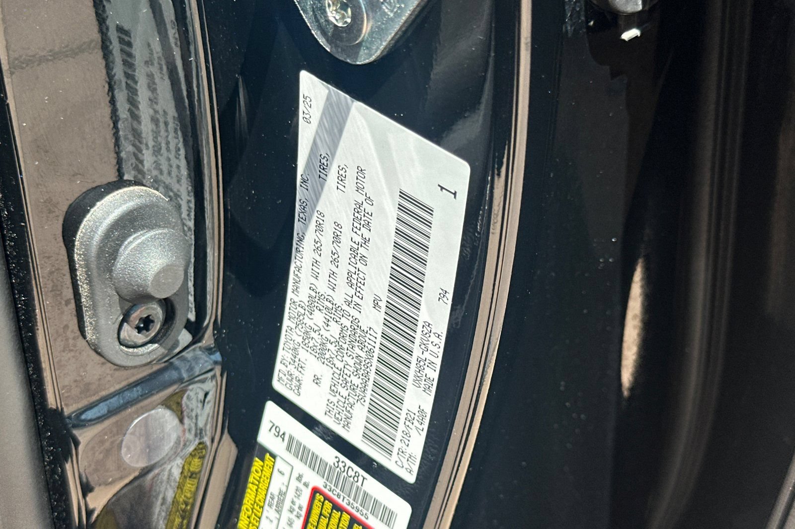 Certified 2025 Toyota Sequoia SR5 AWD/4WD image 36