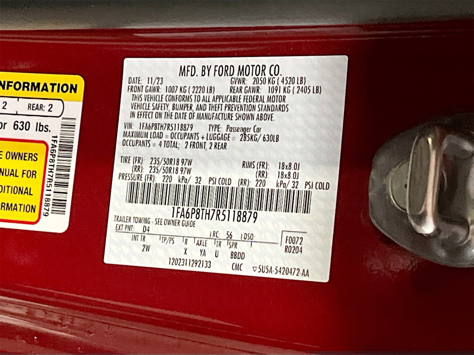 Used 2024 Ford Mustang Coupe image 31