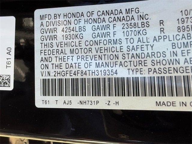 New 2026 Honda Civic Sport Touring image 17